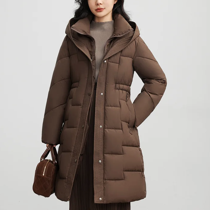 Manteau bouffant à capuche Alexandra