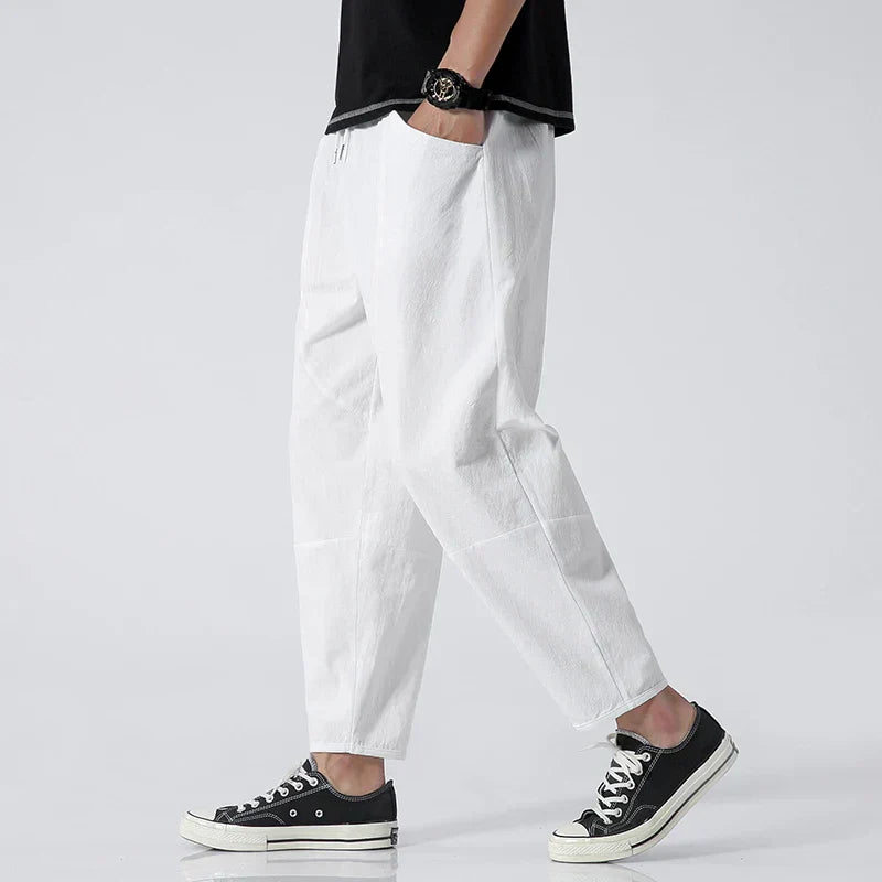 Takumi Linen Cropped Pants