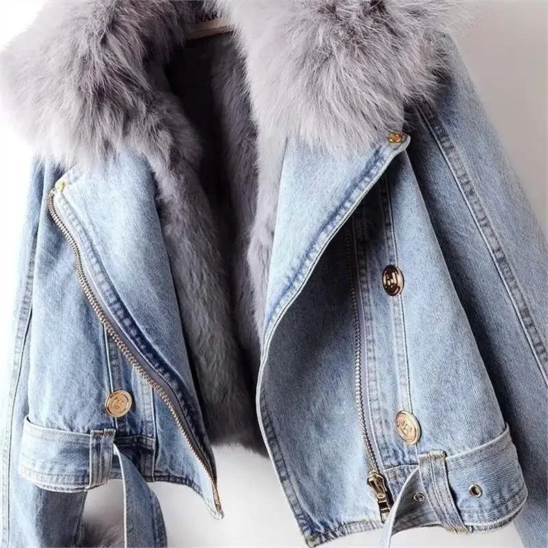 Manteau en denim luxueux Bethany