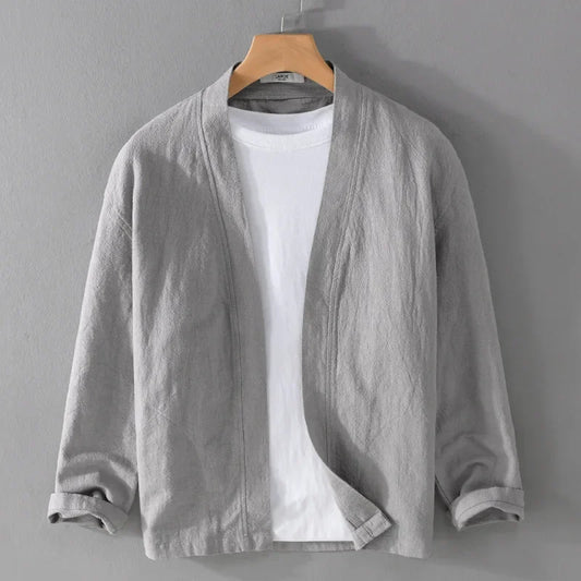 CARDIGAN EN LIN AERO